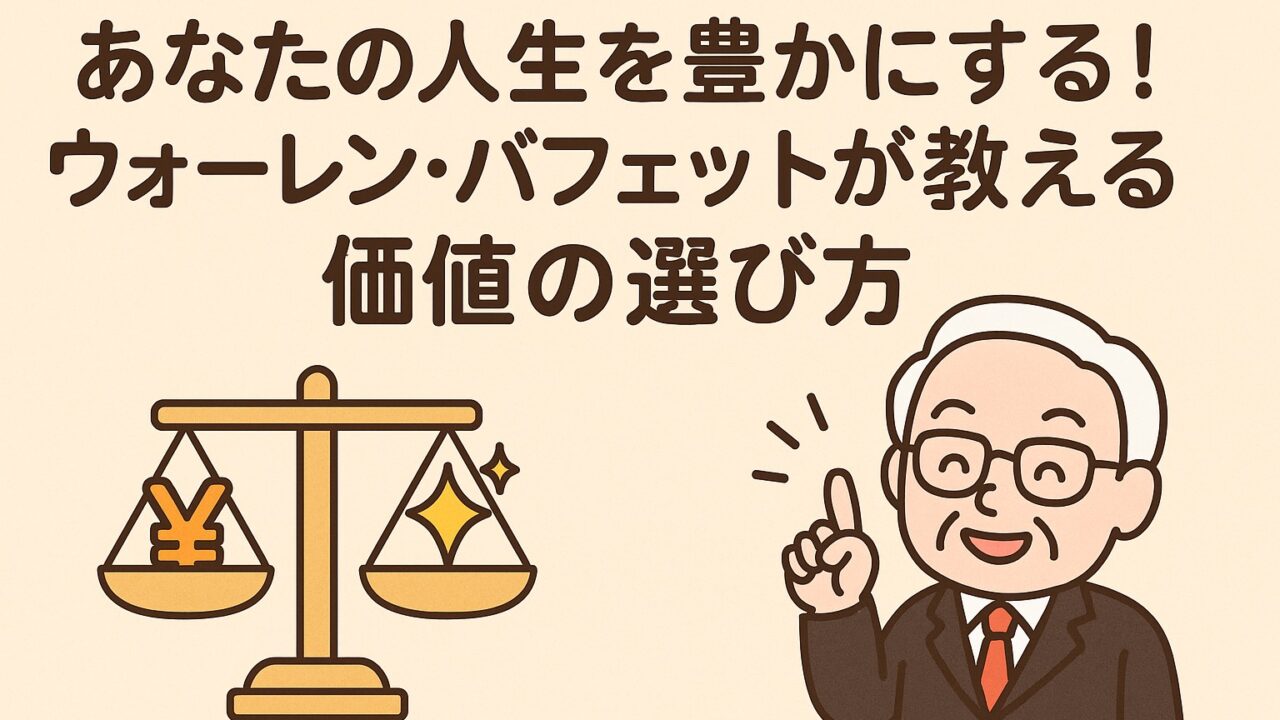お金より大切な価値観に気づくイメージ