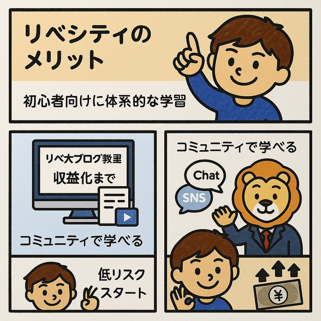 あなたの副業人生を変える！私がブログに挑戦した理由とリベ大ブログ教室・ヒトデブログ活用術【徹底解説】に関する画像