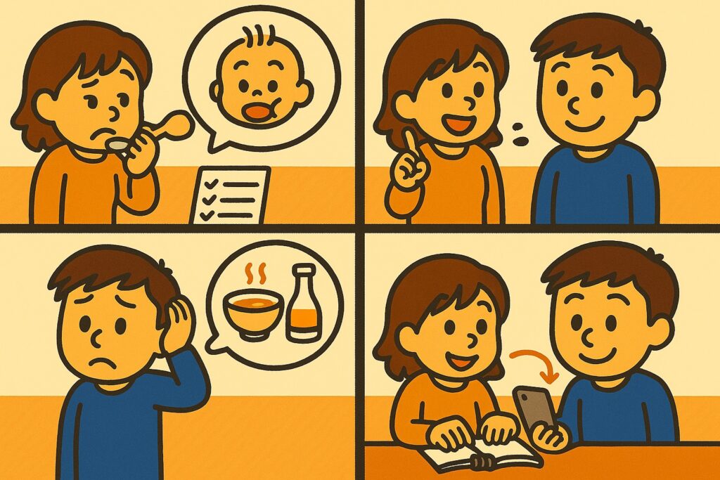 あなたの台所に“神担当”を。— うたまる離乳食で家内安全、パパ正座に関する画像