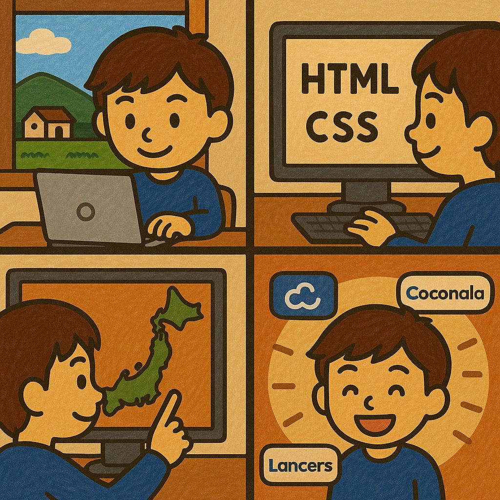 【未経験28歳の挑戦】HTML・CSSを学び始めた理由｜会社に頼らず生きる“稼ぐ力”を育てるに関する画像