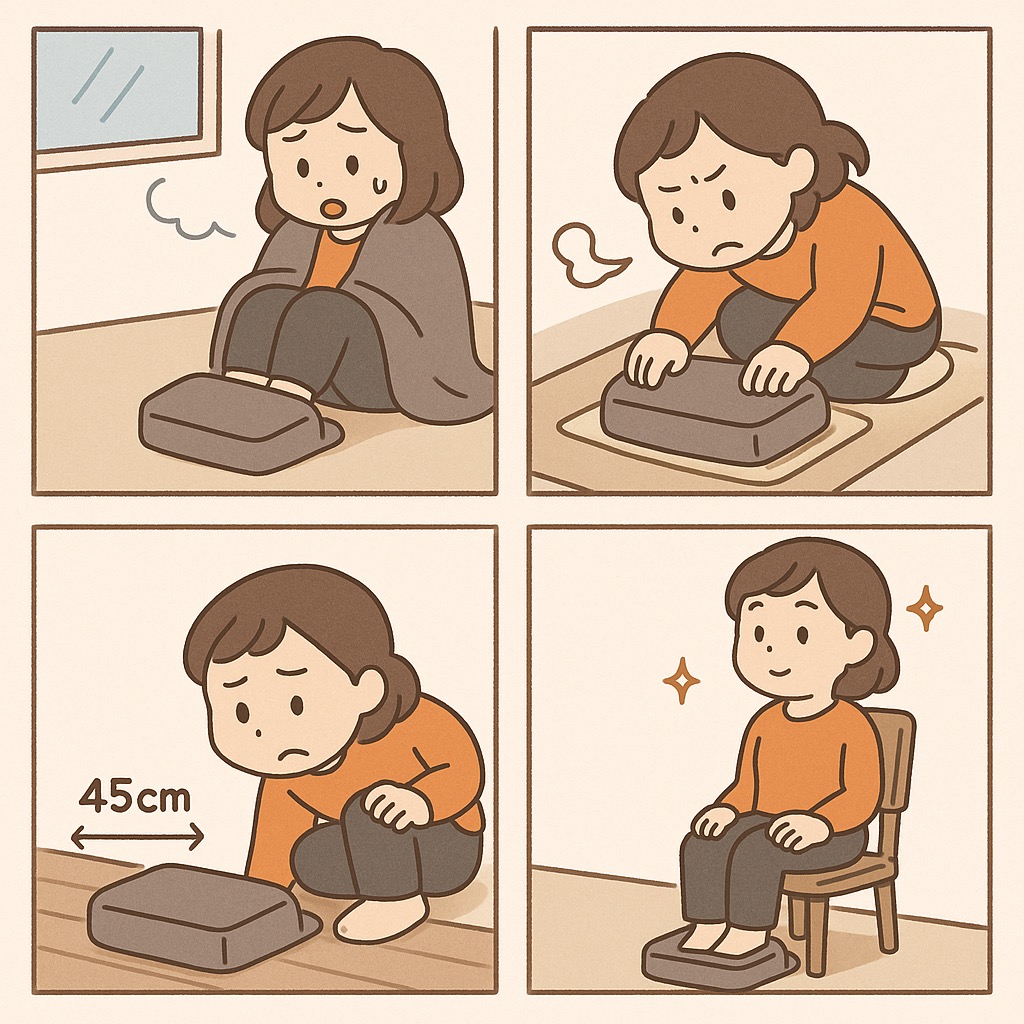 在宅ワークの救世主！足元からやる気を温める「メトロフットヒーター」の実力とは？に関する画像