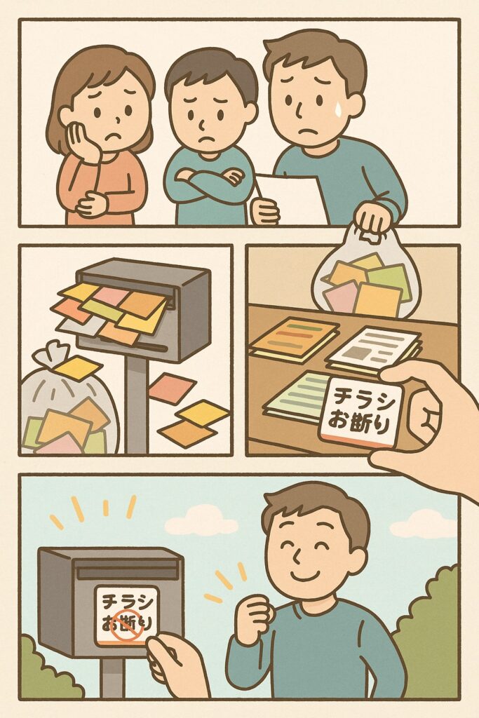 【知らないと損】「チラシお断りステッカー」と防犯表示プレートで叶える5つの暮らし改善｜時短・安心・エコ効果を徹底解説に関する画像