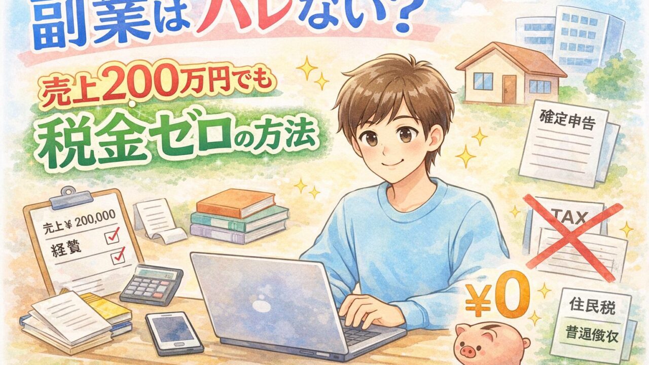 副業が会社にバレない住民税の対策