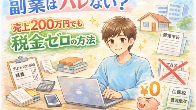 副業が会社にバレない住民税の対策