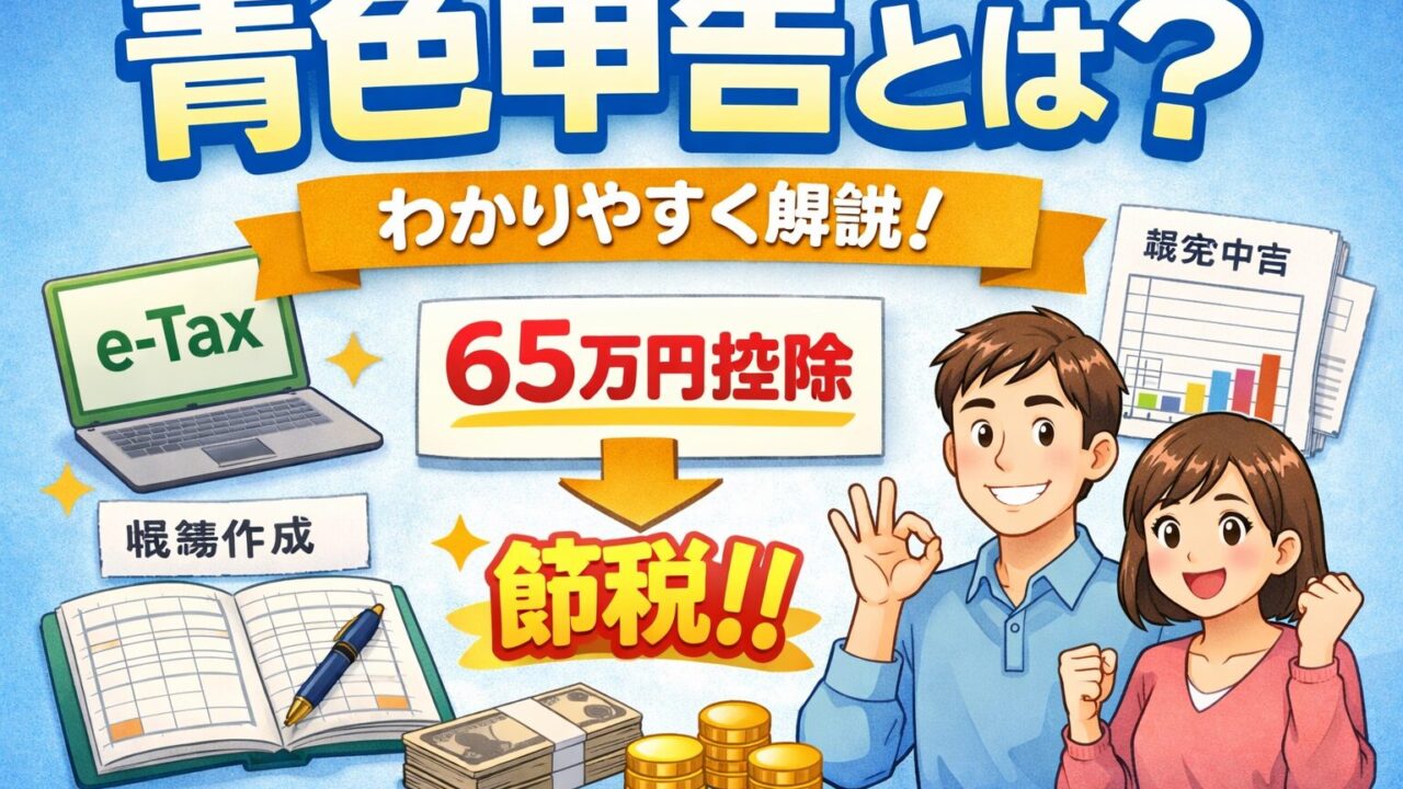 青色申告特別控除の書類と申請