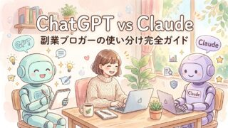 ChatGPT vs Claude 副業ブロガーの使い分け完全ガイド