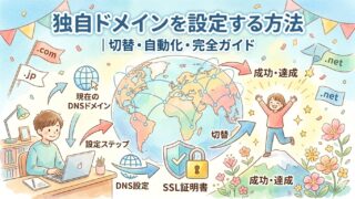 独自ドメインをCloudflare Pagesに設定する方法 アイキャッチ